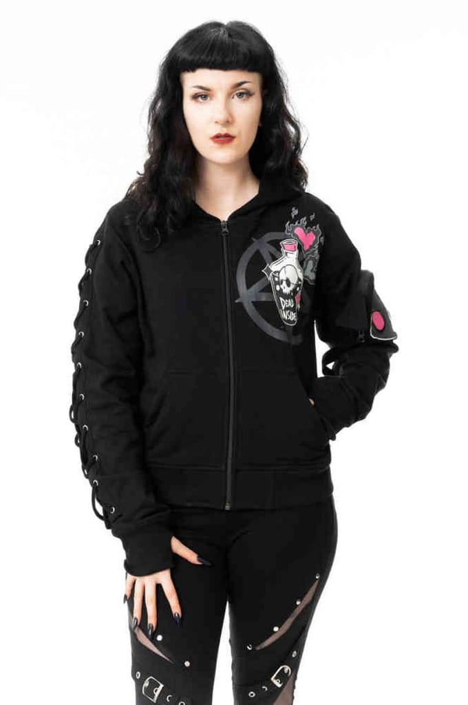 Cupcake Cult - Death Potion Hoodie/trui - L - Zwart