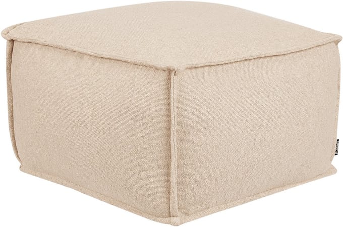 SHERALI - Poef - Beige - Katoen