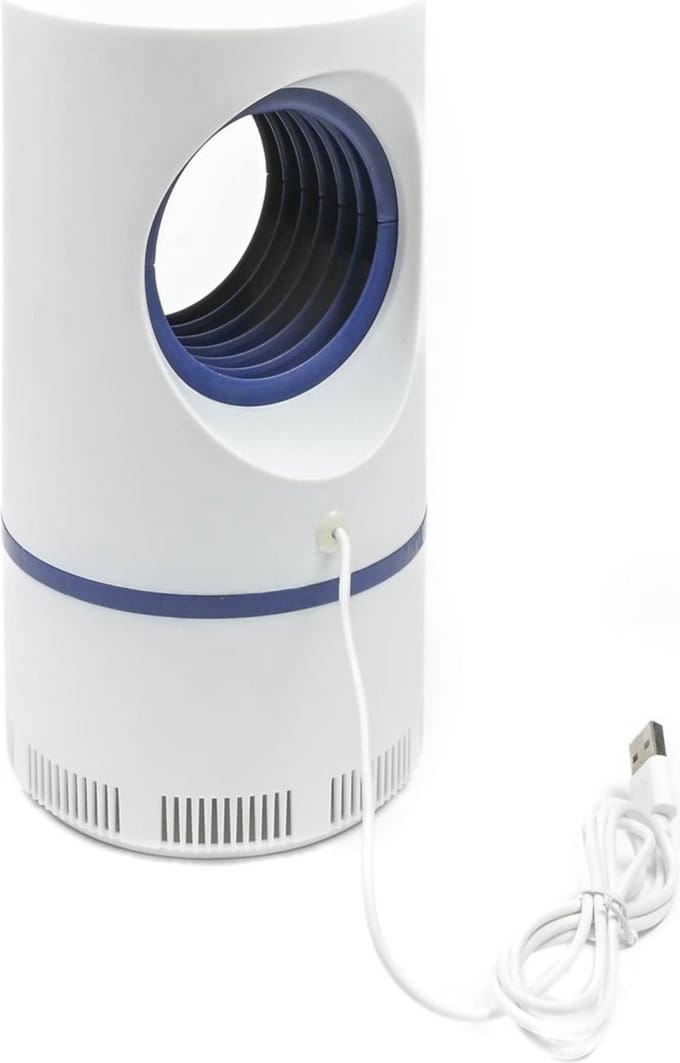 Benson Muggen- en insectenvanger - UV licht - Geruisloze ventilator - USB-aansluiting - 20 m² actieradius