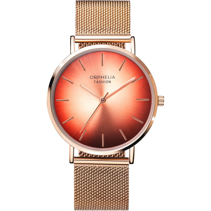 Orphelia Flash OF714826 Horloge - Staal - Rosékleurig - Ø 36 mm
