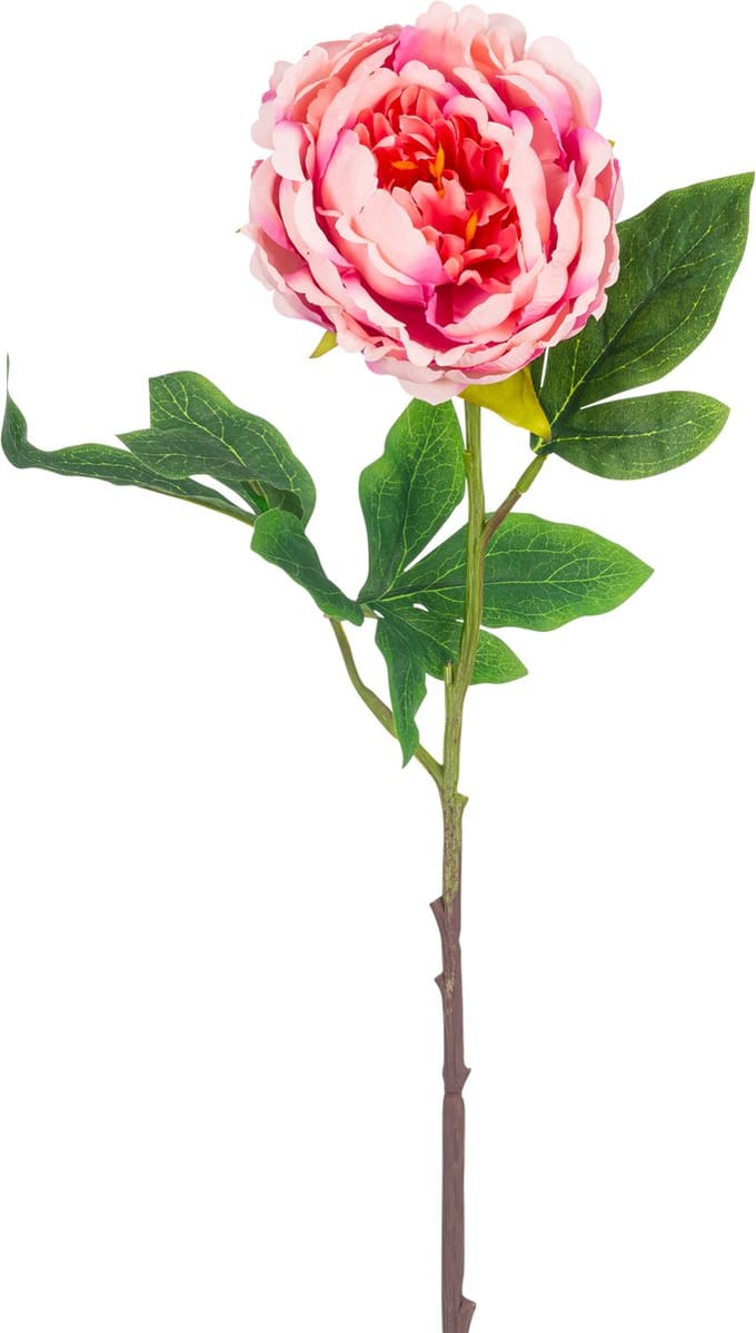 Kunstbloem Pioenroos 61 cm roze