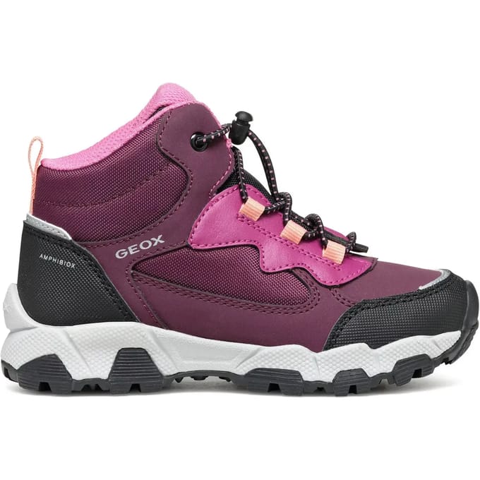 GEOX MAGNETAR ABX TIENERS Sneakers - BORDEAUX - Maat 34