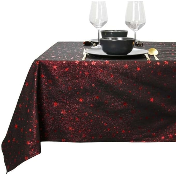 Unique Living - Tafelkleed Quin - 140x250cm - Rood