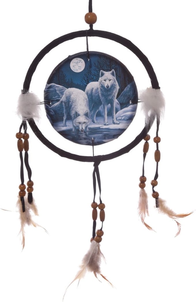 Dromenvanger wolf 16cm Lisa Parker - Warriors of winter wolf