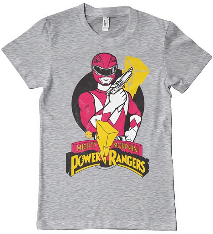 Power Rangers T-shirt met Red Ranger-pose