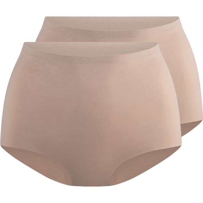 LingaDore - 2-Pack Taille Slip Blush - maat L - Beige