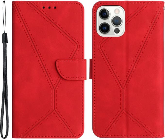 Cityhoesje-iPhone 15 Pro hoesje – Leather- Book case