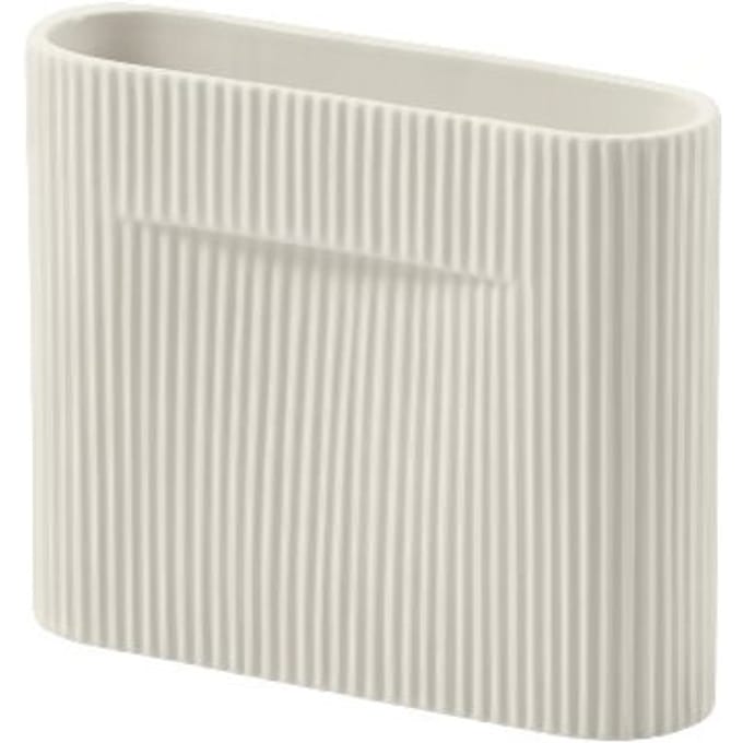 Muuto Ridge Vaas 17 cm Wit - Stijlvol Keramiek
