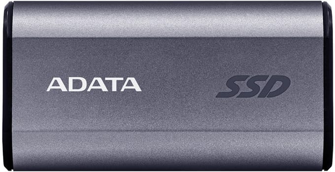 ADATA SSD 1.0TB External SC750 U3.2 Gen2 Black Titanium (SC750-1000G-CCBK)