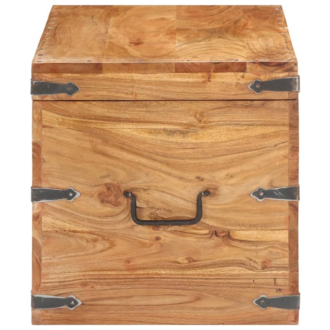 vidaXL - Kist - 90x40x40 - cm - massief - acaciahout