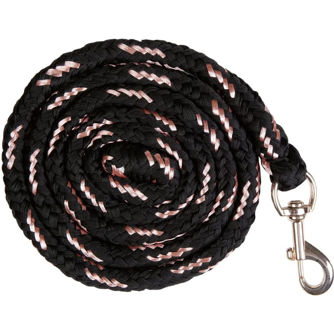 Fietskoord met karabijnhaak HKM Rosegold