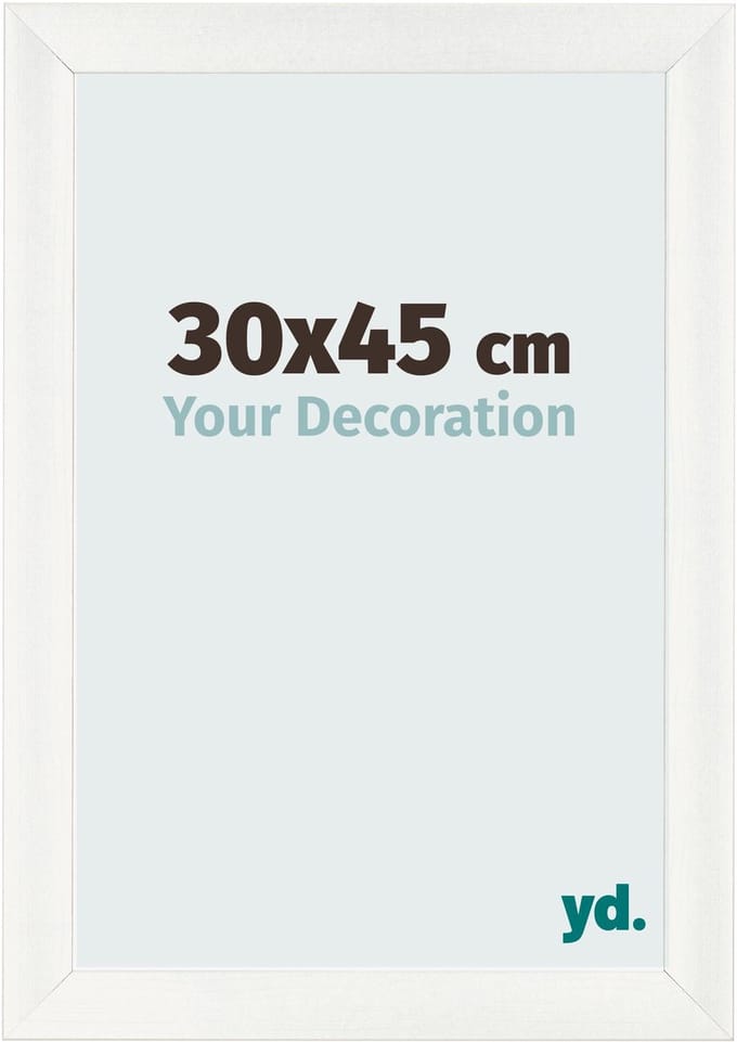 Your Decoration - Fotolijst 30x45 cm - MDF - Wit Geveegd - Pisa