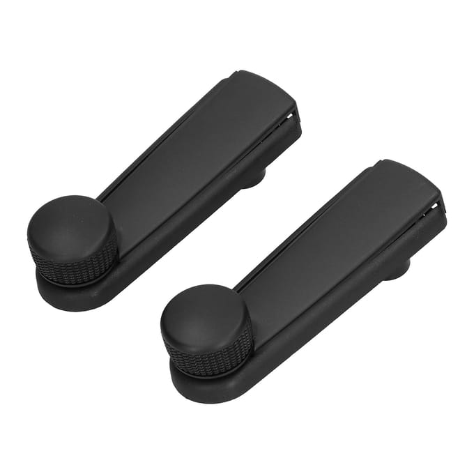 2PCS Manivelle de lève-vitre de voiture 357837581 Remplacement pour Carrado Transporter T4 black