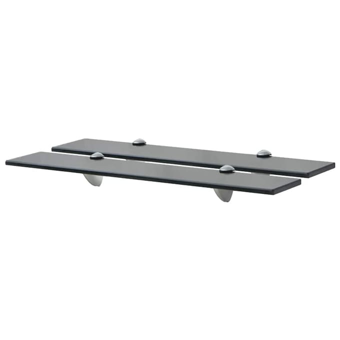vidaXL - Schappen - zwevend - 2 - st - 60x20 - cm - 8 - mm - glas