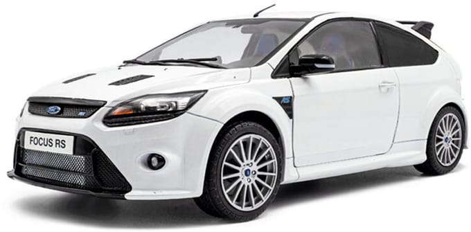 Ford Focus RS MK2 Pack RS Plus '09, wit (Frozen White) Solido schaal 1:18