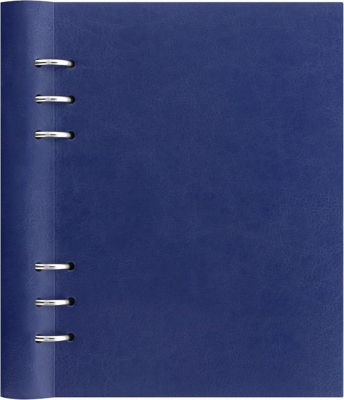 Agenda Organizer A5 Clipbook Flexibel Systeem Marineblauw