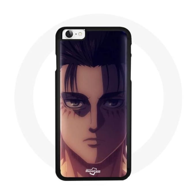 Coque Maniacase pour Iphone 7 Eren Attaque on Titans zwart