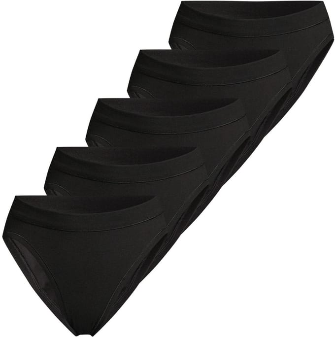 ESGE Dames slip / onderbroek 5 pack Basic - à fines côtes
