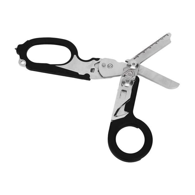 Ciseaux d'intervention d'urgence Ciseaux multifonctionnels pliables Ciseaux portables en acier inoxydable pour gray