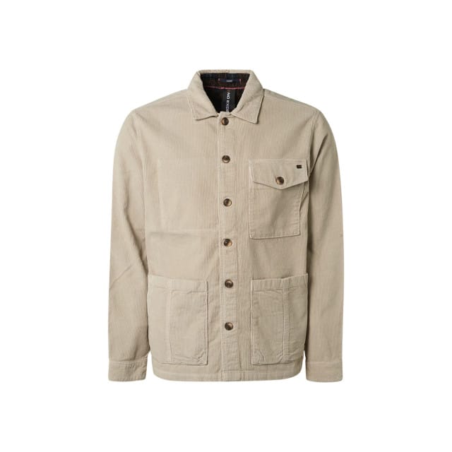 No Excess - Heren Overshirt - 17430742 - 017 Chalk