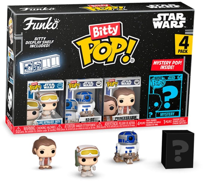 FUNKO BITTY POP: STAR WARS S2 - LUKE 4PK.