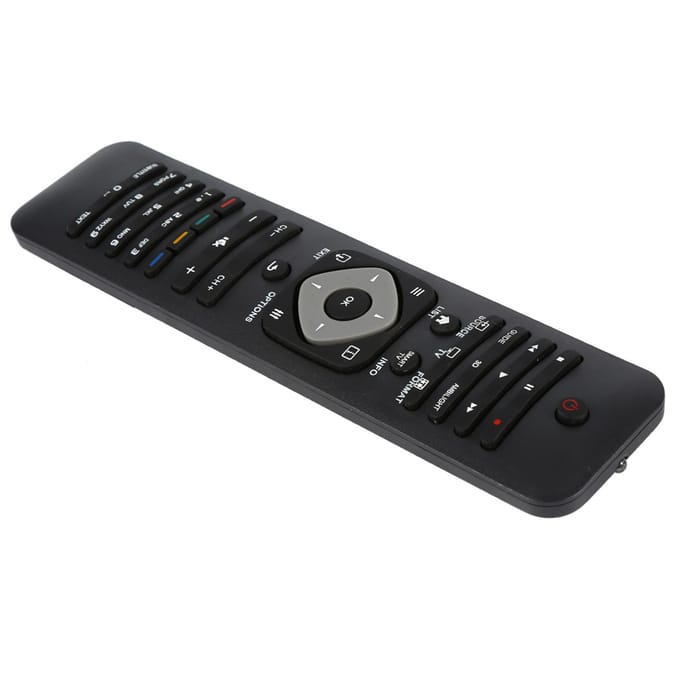Universele afstandsbediening als vervanging voor de Philips LCD LED TV zwart