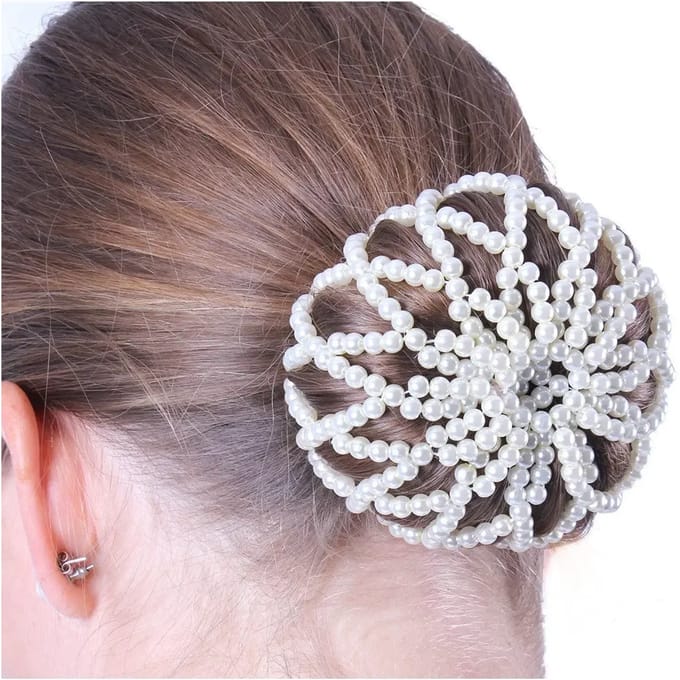 Vrouwenhaarbun QHP Pearl