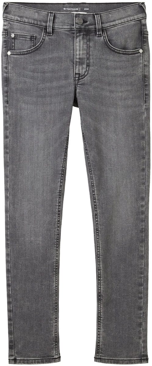 Tom Tailor - RYAN SKINNY-jeans - Maat 140 - grey denim