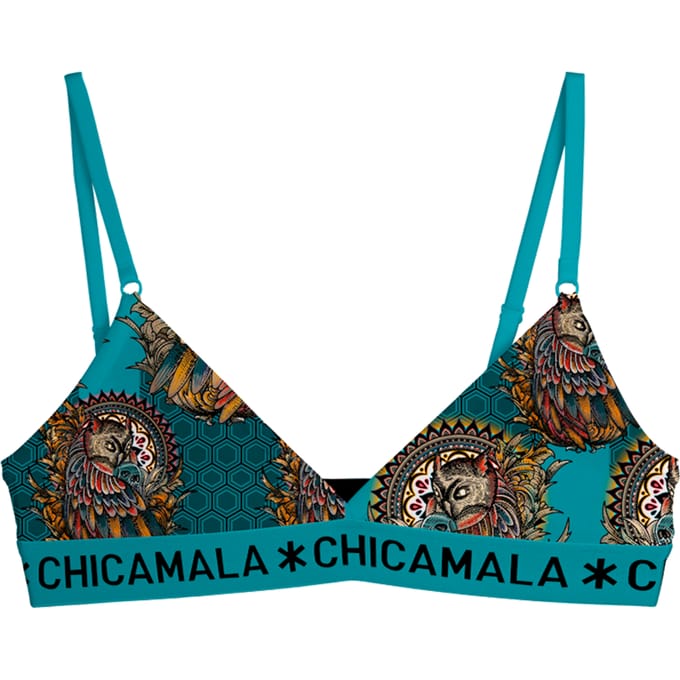 Meisjes 1-pack Triangle Top Print Freelike