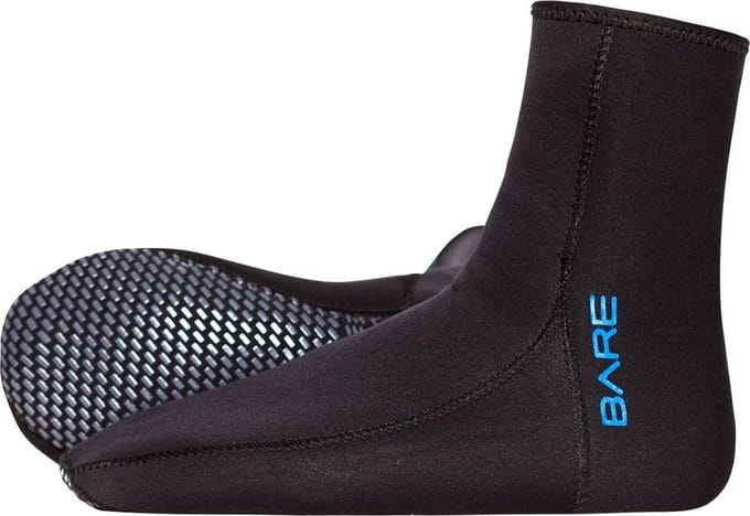 Bare 2mm Neo Sock Luxe - Wetsuitschoenen - Volwassenen - Zwart - M