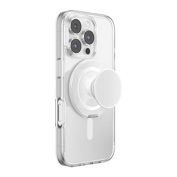PopSockets PopGrip met Magnetische Ring Kick-Out & Stand - Glossy White