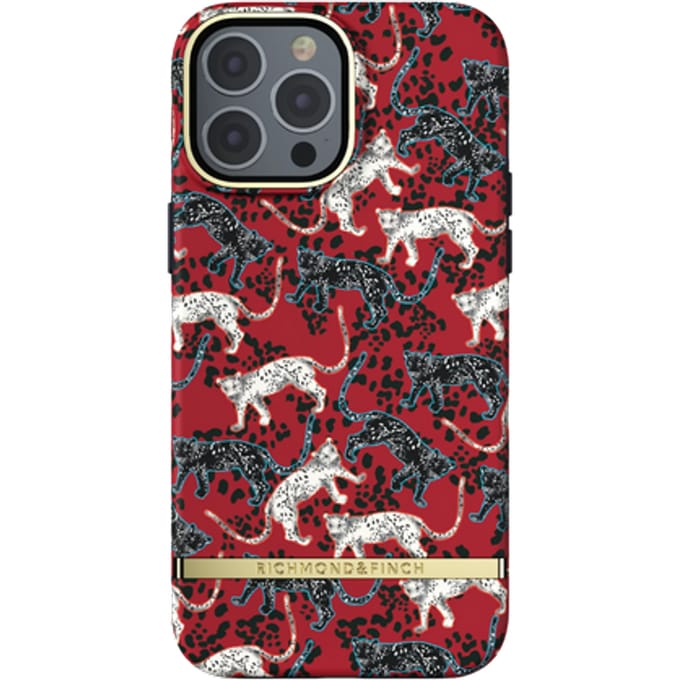 Richmond & Finch Samba Red Leopard iPhone 13 Pro Cover