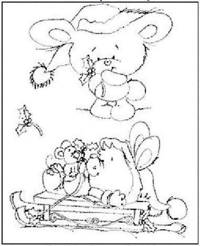 Marianne Design - Clearstamp - Beary Sweet - Christmas - SFUN0008