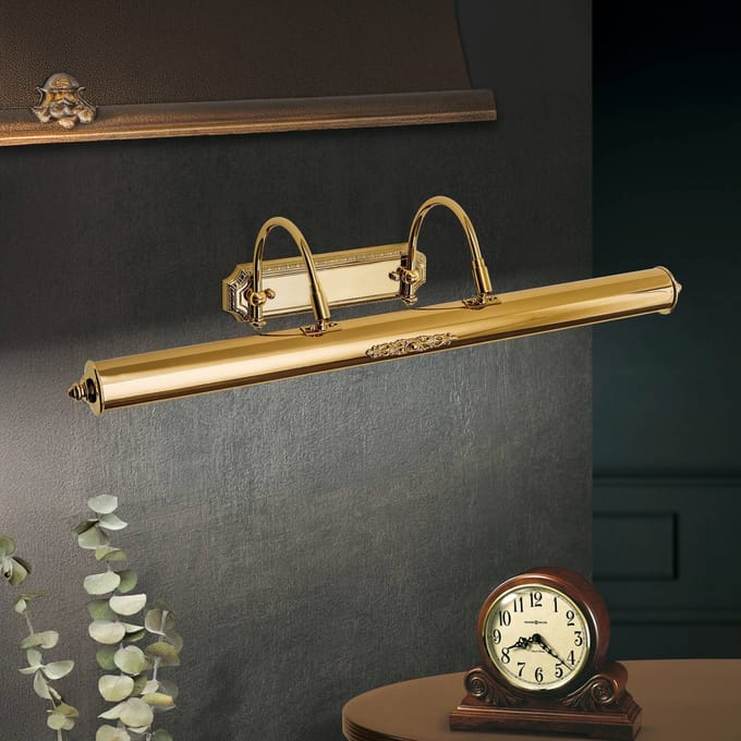 ORION Vergulde schilderijlamp Gustav uit messing, 70 cm