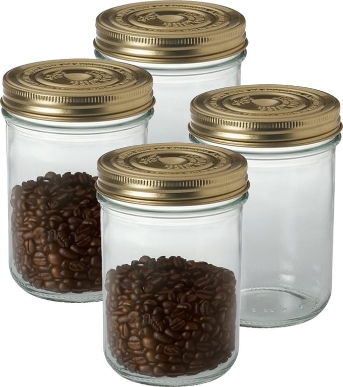 Le Parfait Weckpot/inmaakpot - 4x - met schroefdeksel - 750 ml