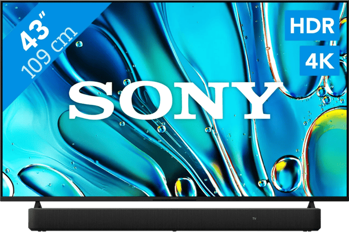 Sony Bravia 3 43" 4K Led (2025) + Sony HT-S2000 Zwart
