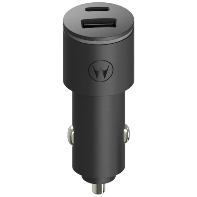 Motorola Turbopower Oplader 45W Dubbele Usb-A Usb-C Met 1M Kabel Voor Telefoons