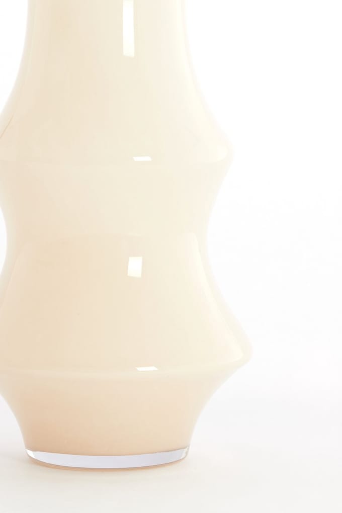 Light&living Vaas Ø23,5x70 cm FIORENZA glas crème