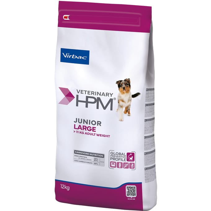 Virbac Veterinary HPM Junior Dog Special Large - Dubbelpak: 2 x 12 kg