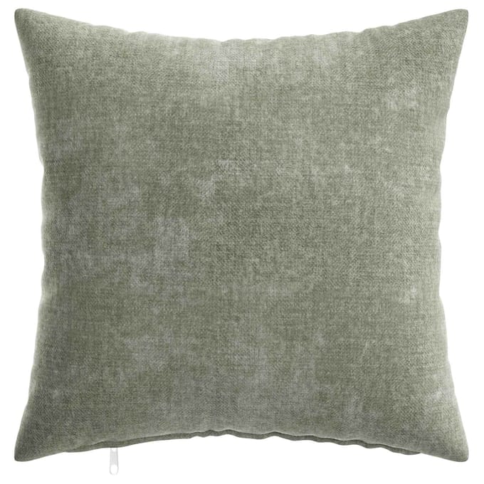 vidaXL - Kussensloop - 6 - st - HEERLEN - Groen - 30 - x - 30 - cm - Chenille - Stof