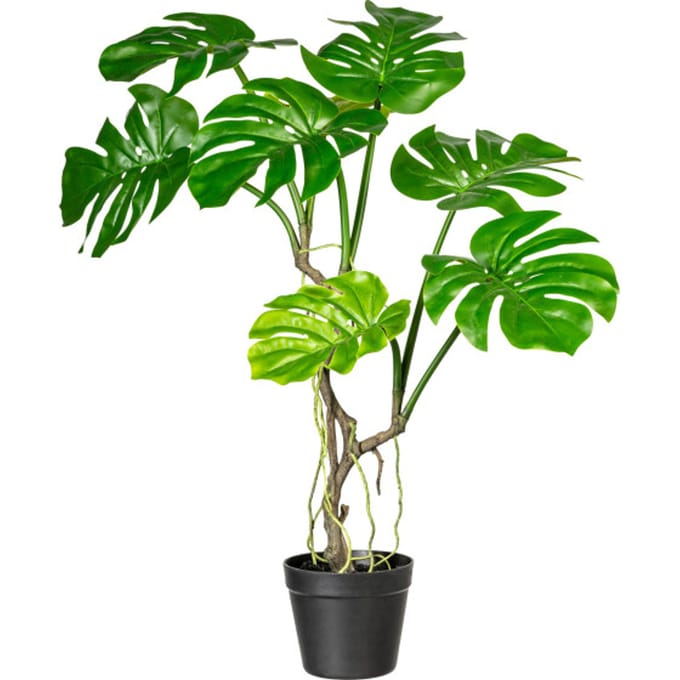 Kopu® Kunstplant Split Philodendron 75 cm - 8 bladeren - Nepplant