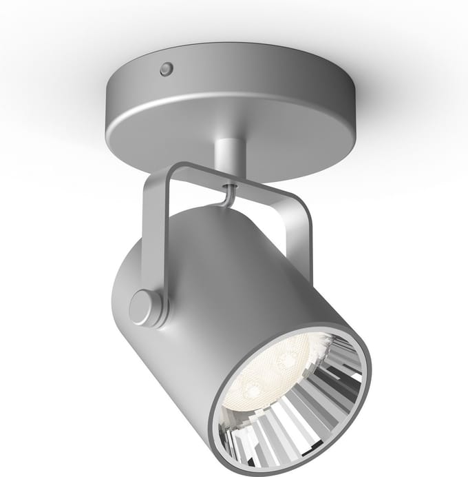 Philips BYRE Opbouwspot LED 1x4W/430lm Rond Zilver