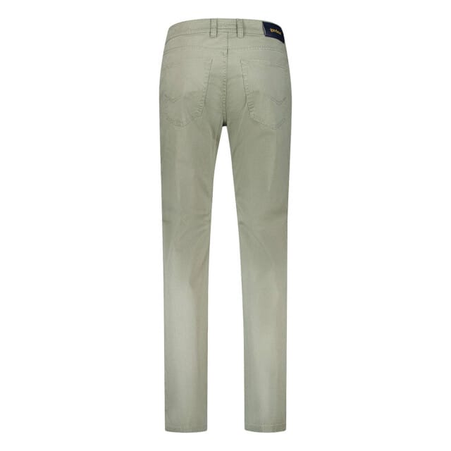 Gardeur Broek Bill Fine Pattern Cotton Comfort Stretch Soft Wash-out Effects Khaki / male
