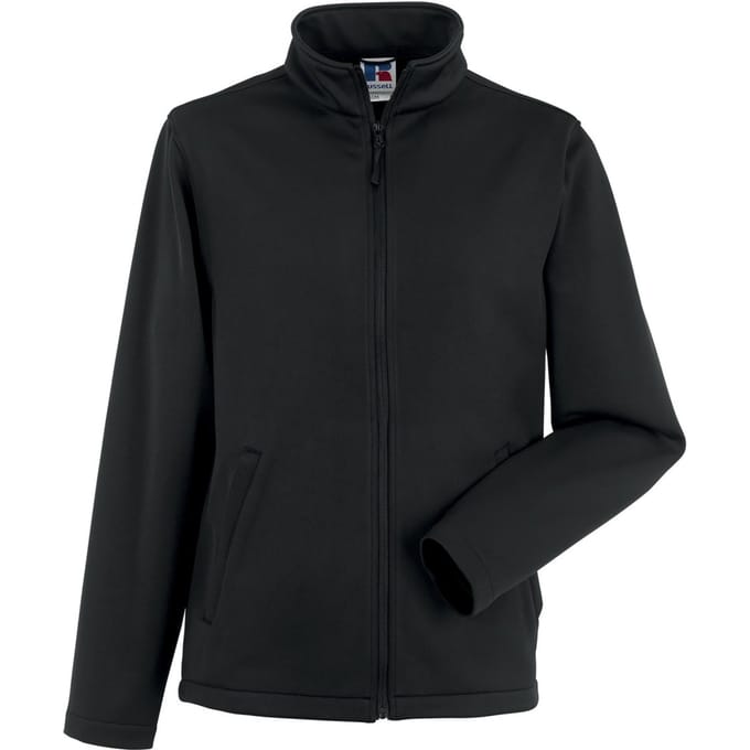 Russell Heren Slim Soft Shell Jas (Zwart)