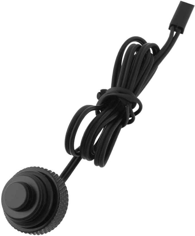 Dailygoods- Temperatuursensor G1/4 inch - Temperatuurbewaking - 2-pins Du-pont terminal - 50 cm kabel - Messing - Lekvrij ontwerp - Temperatuurmonitor