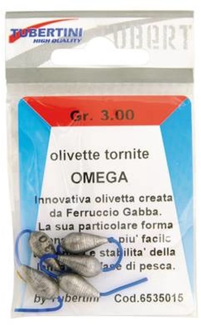 Tubertini Omega Competitie Druppellood (5 pcs) - Maat : 1.25g