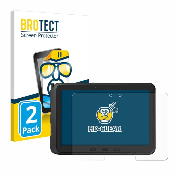 BROTECT - Screenprotector voor Samsung Galaxy Tab Active Pro - Folie Beschermfolie transparant 2 Stuks