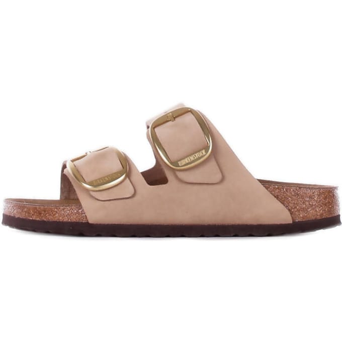 Dames muiltjes Birkenstock Arizona Big Buckle Nubuck Leather