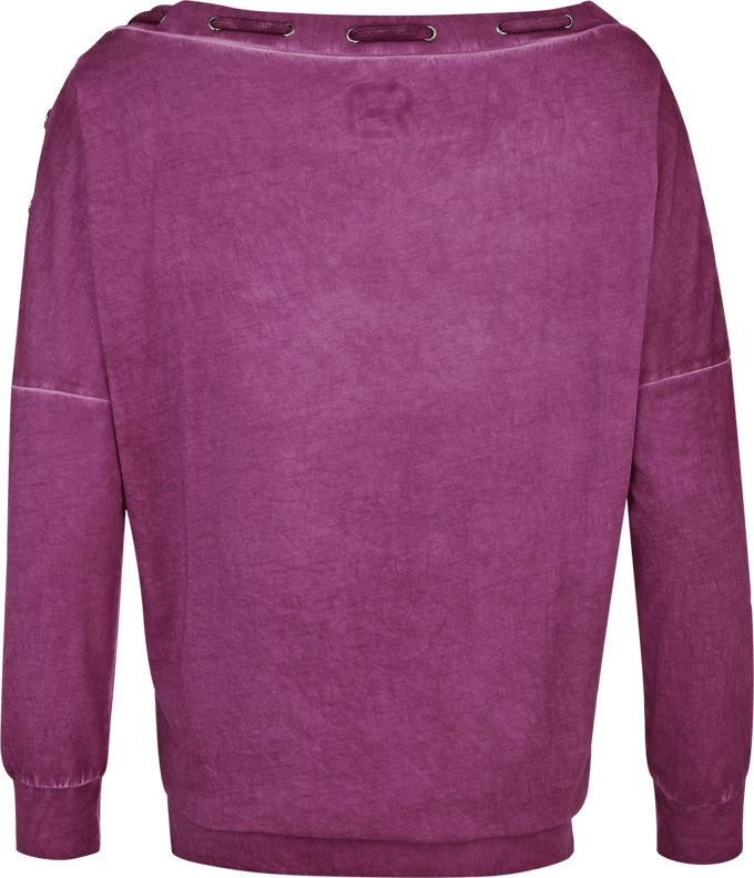 R.E.D. Rock-Engineered Design paarse overhemd met lange mouwen en oliewash - Dames - XXL