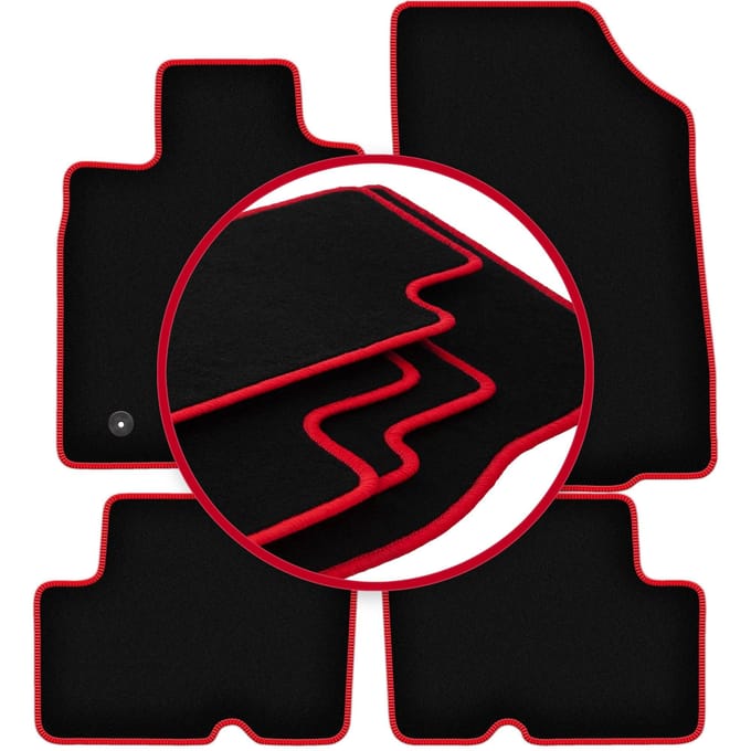 CARLUX-RED automatten voor: Dacia Sandero I hatchback, Stepway (2008-2013)